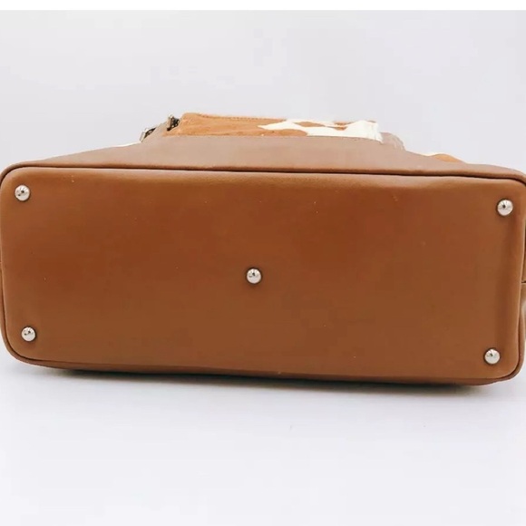 Longchamp leather & cowhide doctor bag. Weekender. Limited edition legend Verdi - Picture 3 of 10